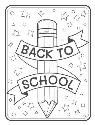 Back to school Coloring 1