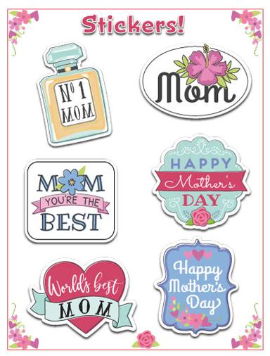 HP Happy Mother's Day Stickers 1