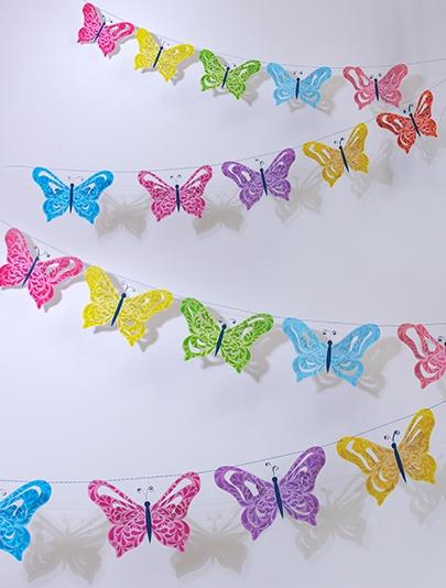 Girlandes de papillons