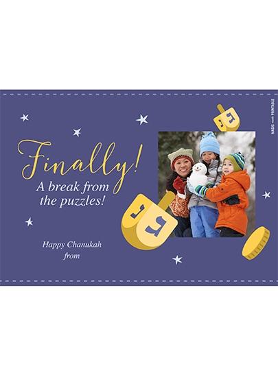 Happy Chanukah Customizable Card