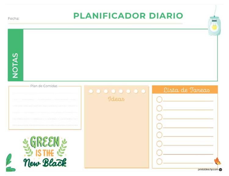 Planificador diario HP 01