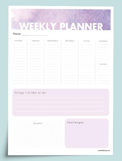 HP Weekly Planner 06