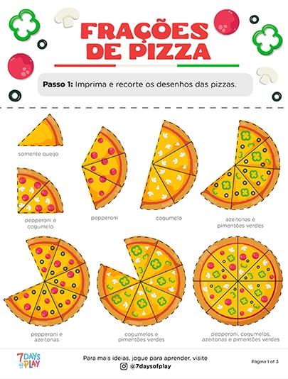 Frações com Pizza