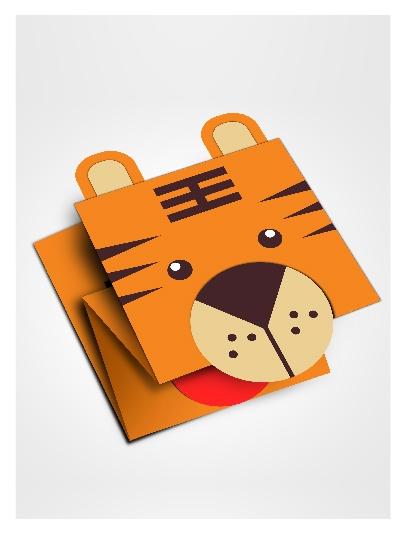 Make Your Own Paper Tiger-Origami