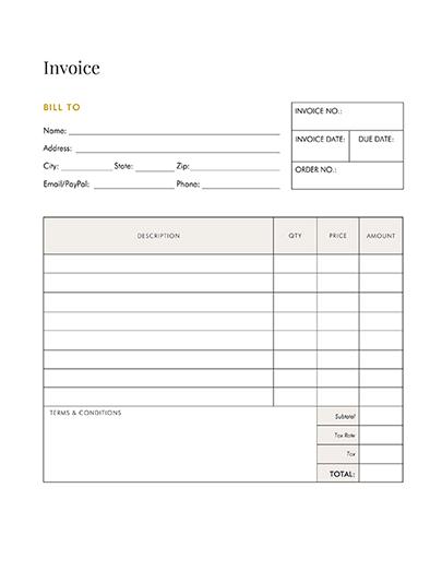 Invoice Templates