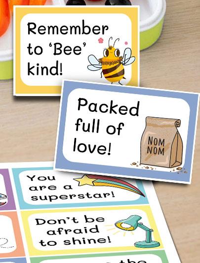 Notes of Encouragements - Back to School Lunchbox Notes 1c