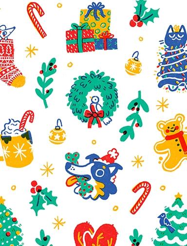 Holiday Sticker Sheet Crafts Magic Made Printable Series