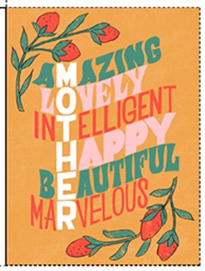 Amazing Lovely Intelligent Happy Beautiful Marvelous Card