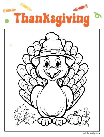 Thanksgiving Coloring 01