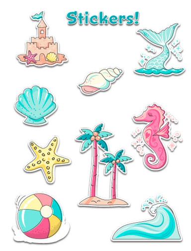 HP Summer Fun Stickers2