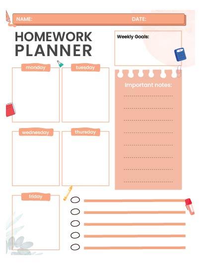 Huiswerkplanner 03
