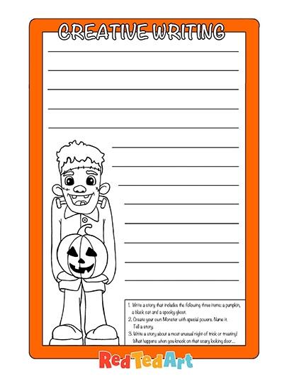 Frankenstein Creative Writing - Ages 4-8