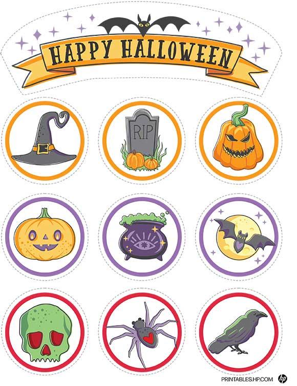 Halloween Cupcake Toppers #2