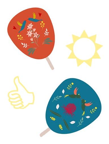 Paper Paddle Fan Crafts Magic Made Printable Series