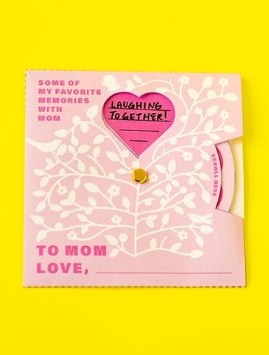 Mother's Day Card Craft Lorraine Nam Favorite Memories with Mom