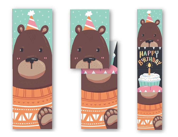 Big Chomp Birthday Expanding Card