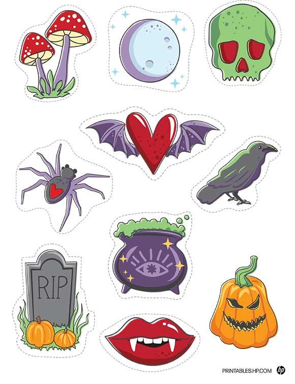 Halloween Sticker Sheet #2