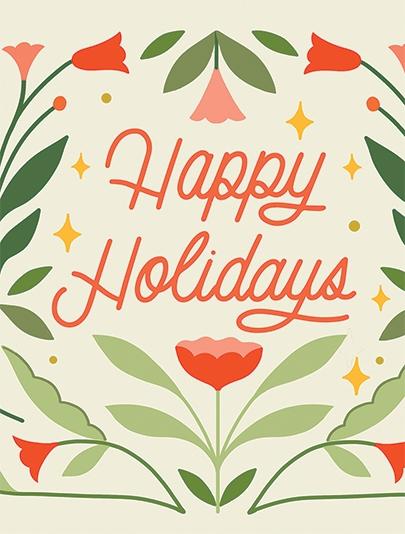 Colorful Holiday Cards