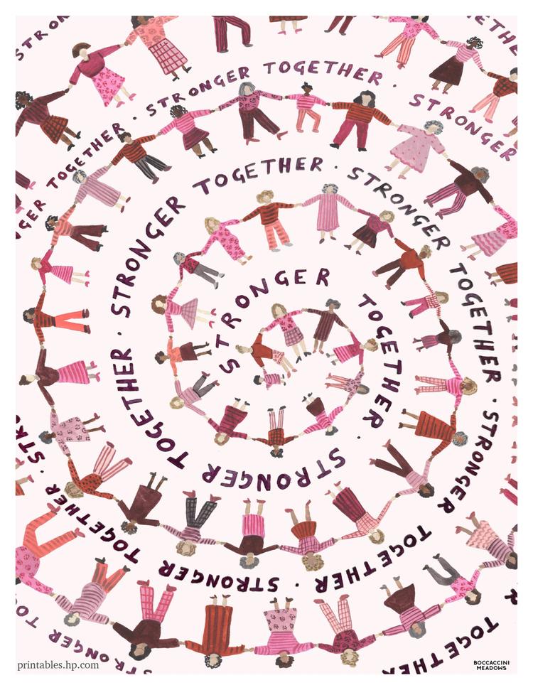Stronger Together Poster