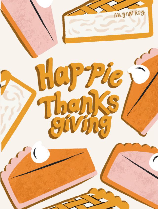 Hap-pie Thanksgiving Card