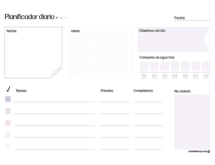 Planificador diario HP 04