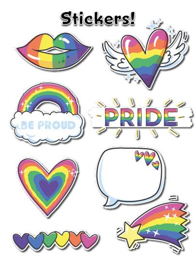 Pride Sticker Sheet 1