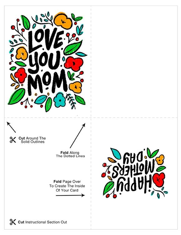 Carte Love You Mom