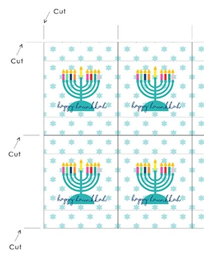 Hanukkah Match Covers