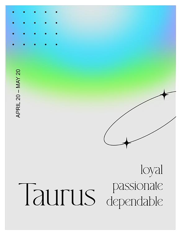 Taurus Astrology Poster