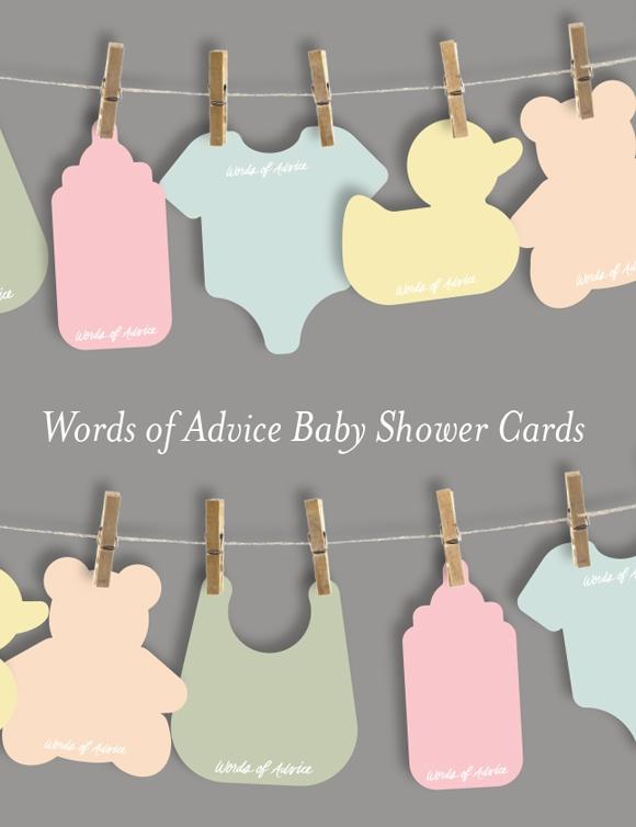 Words Of Advice Baby Shower