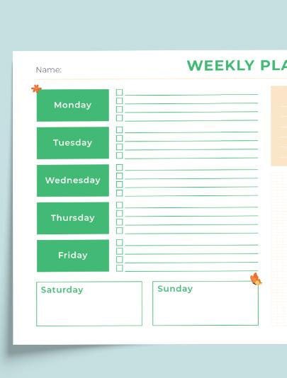HP Weekly Planner 01
