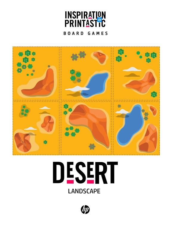 Board Games Desert landscape board