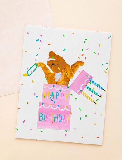 Cake Surprise Birthday Card