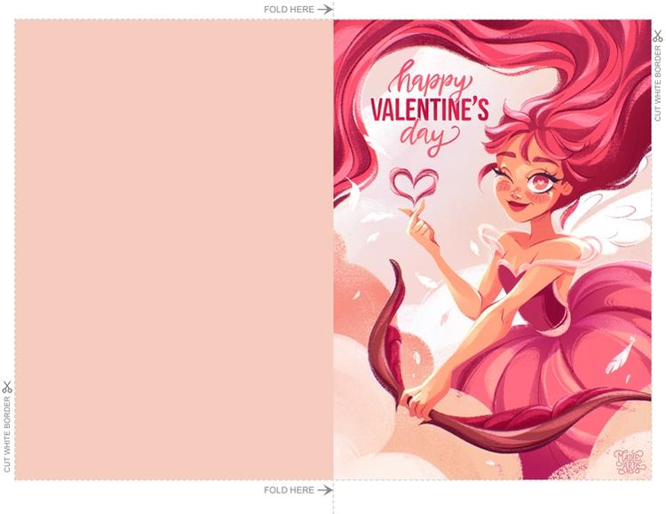 Carte Cupidon de Romance par Madie Arts