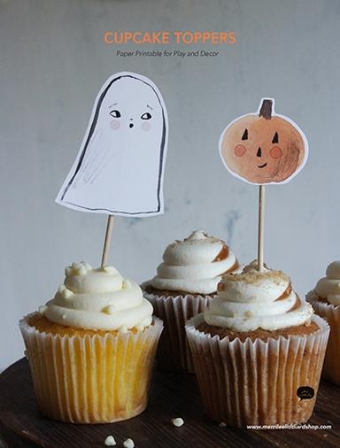 Halloween Cupcake Toppers Crafts Halloween Series