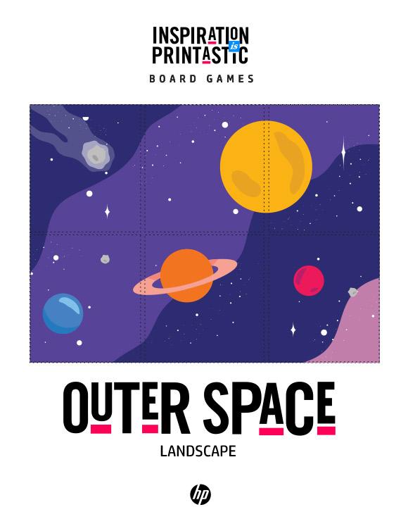 Board Games Outerspace landscape board