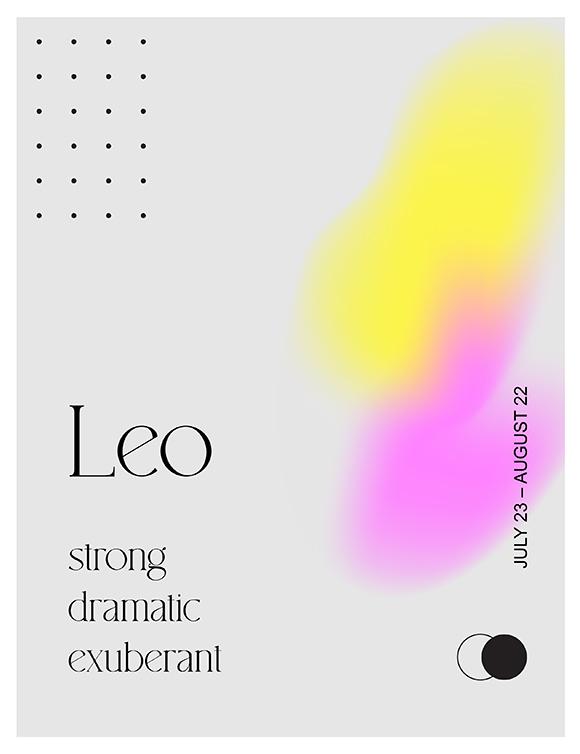 Leo Astrology Poster
