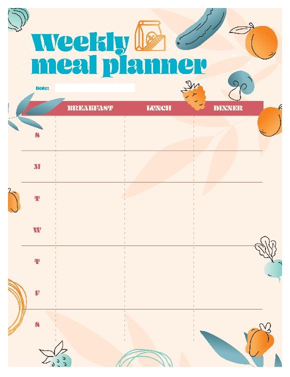 Weekly Meal Planner 1