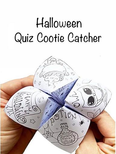 Cootie Catcher - Ages 4-8 Learning Worksheets School of Fun Series