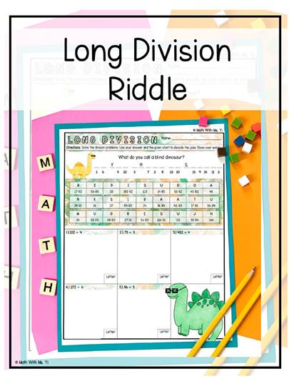 Dinosaur Division Riddle
