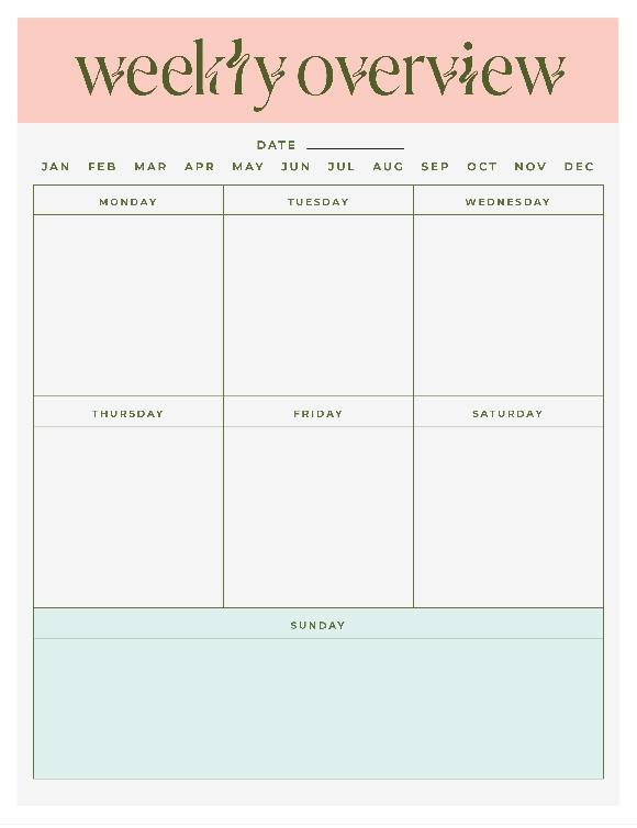 Weekly Planner 3