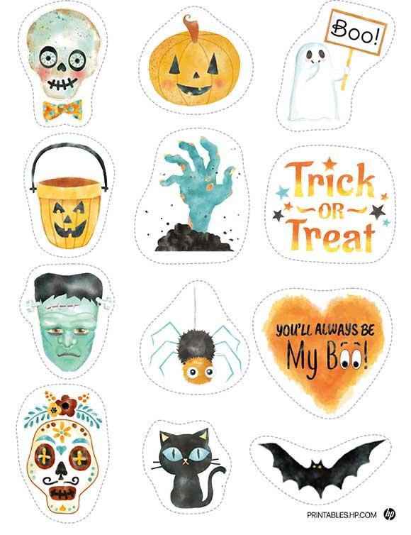 Halloween Sticker Sheet #1