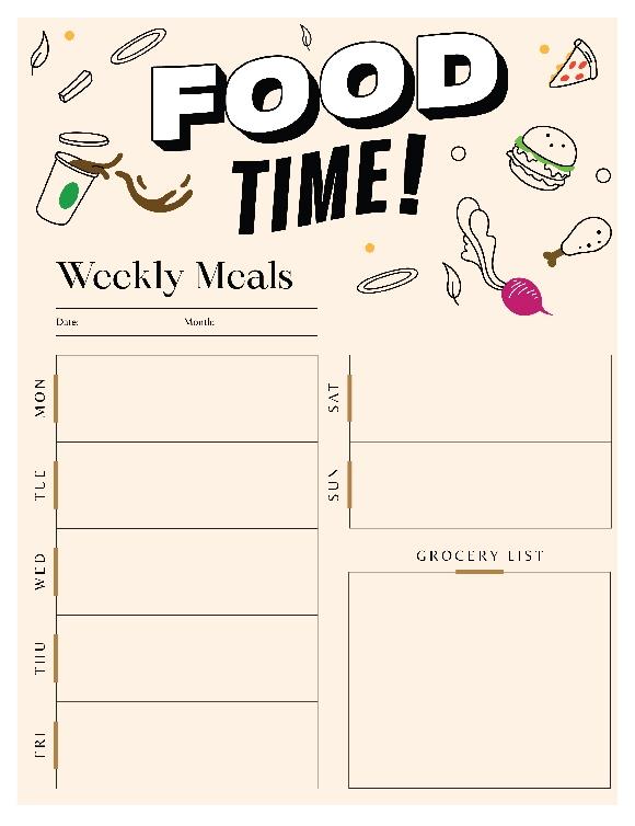 Weekly Meal Planner 2