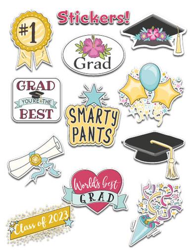 HP Graduation Stickers 1
