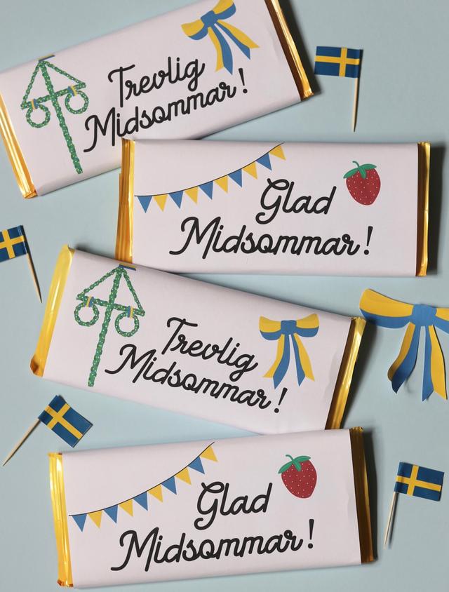 Chokladomslag till midsommar - Kreativa Karin