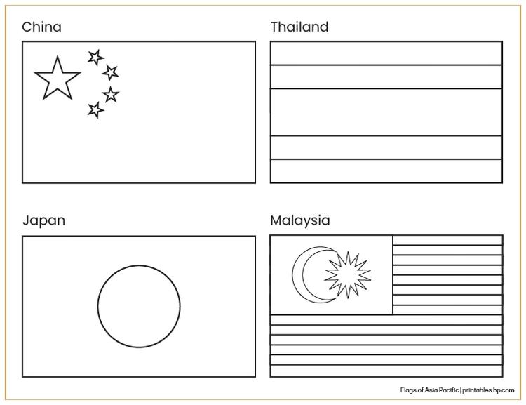 Flags of Asia Pacific