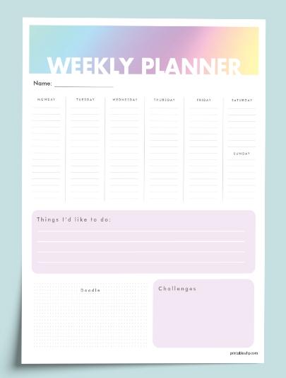 HP Weekly Planner 07