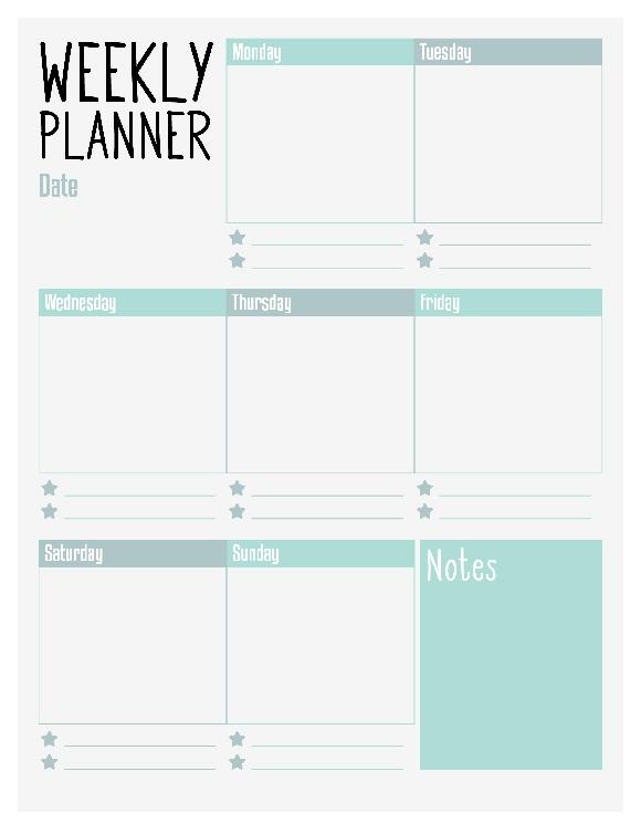 Weekly Planner 1