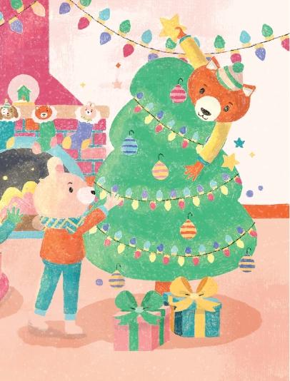 Christmas Printable Card by Mariel Cohete