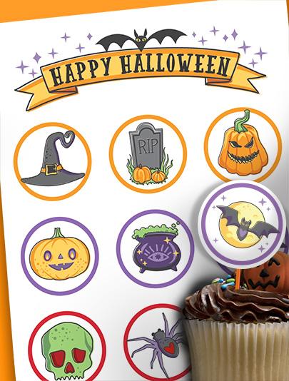 Halloween Cupcake Toppers #2